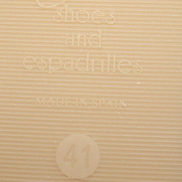 Eric Michael Blue/White Droplet Reese Suede Espadrille Sandals Women's Size 41 - Picture 8 of 9